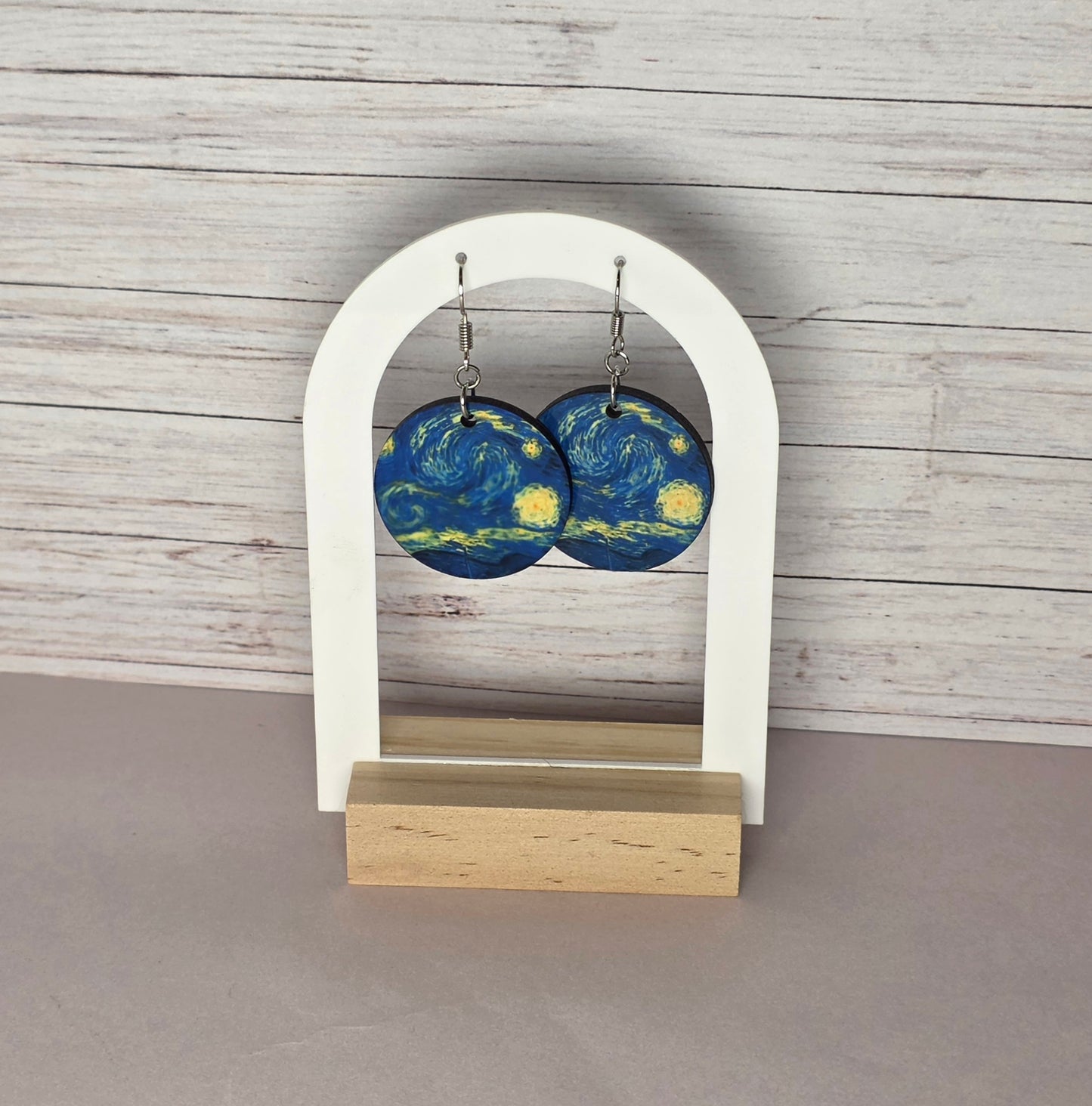 Starry Night Earrings • Art Inspired Jewelry