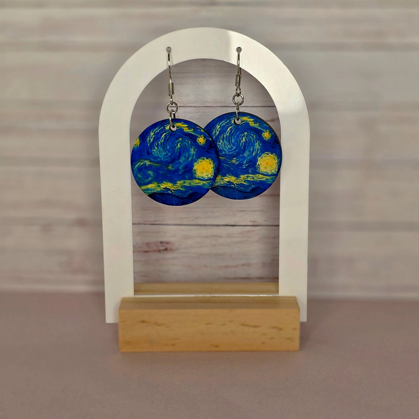 Starry Night Earrings • Art Inspired Jewelry