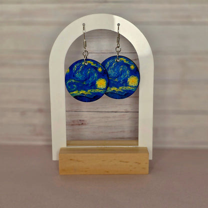Starry Night Earrings • Art Inspired Jewelry
