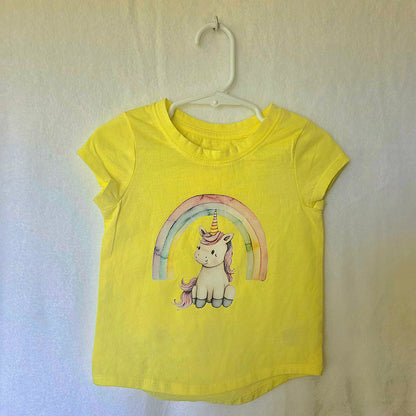 Pastel Rainbow Unicorn Tee – Kids Boutique Graphic Shirt
