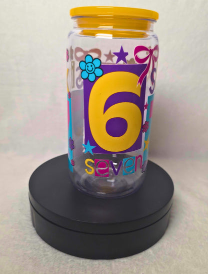 Trending 6/7 Kids Cup — 16oz Plastic