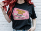 “Existential Crisis Ticket” Graphic Tee – Black Gildan Heavy Cotton – S–XL