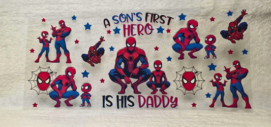 UV DTF Transfer - 16oz Cup Wrap - Son's Hero