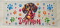 UV DTF Transfer - 16oz Cup Wrap - Dachshund Dog Mom